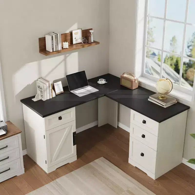 Tiroirs et classeurs de bureau de ferme et armoire de rangement,