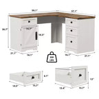 Tiroirs et classeurs de bureau de ferme et armoire de rangement,