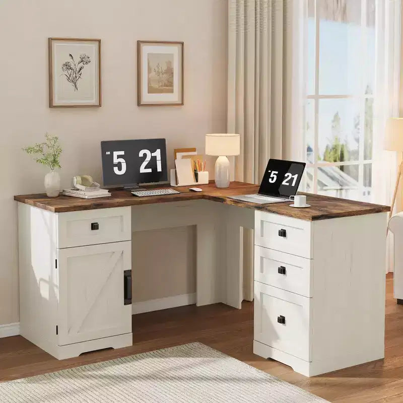 Tiroirs et classeurs de bureau de ferme et armoire de rangement,