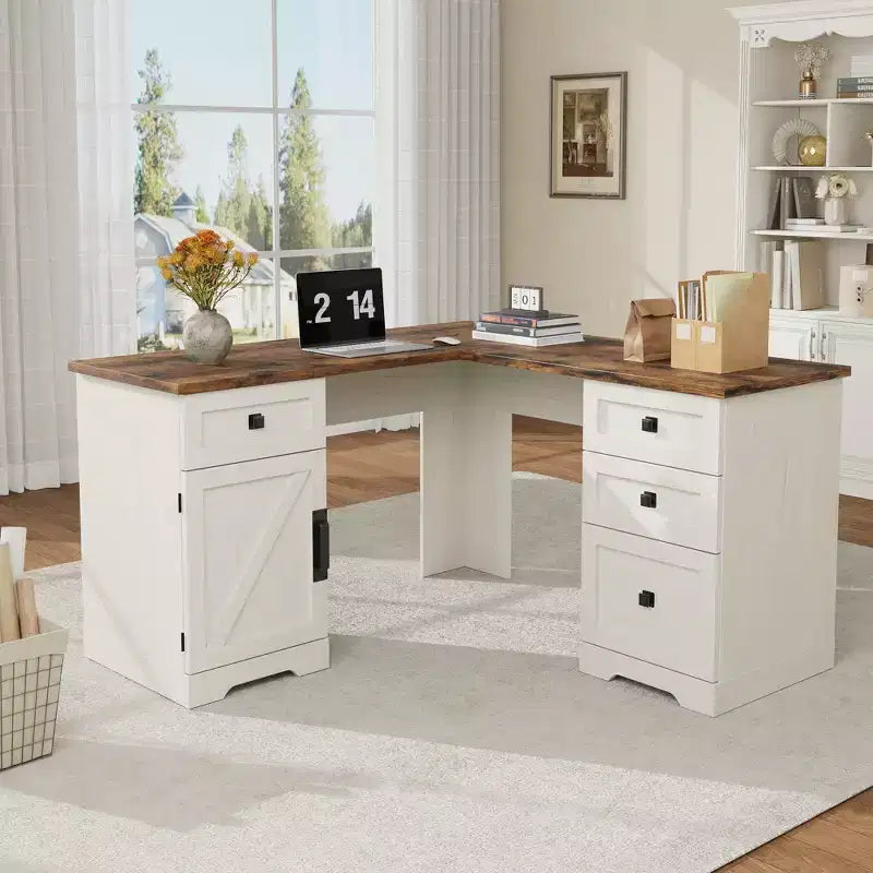 Tiroirs et classeurs de bureau de ferme et armoire de rangement,