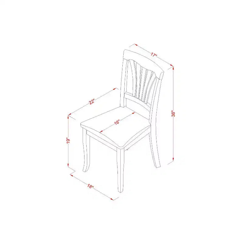 Table à manger 7 pièces ovale en bois massif finition brun selle avec 6 chaises avec