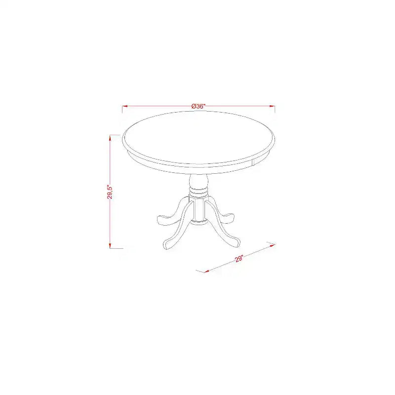 Ensemble de salle à manger 7 pièces en bois massif blanc lin brossé, avec table et 6 chaises