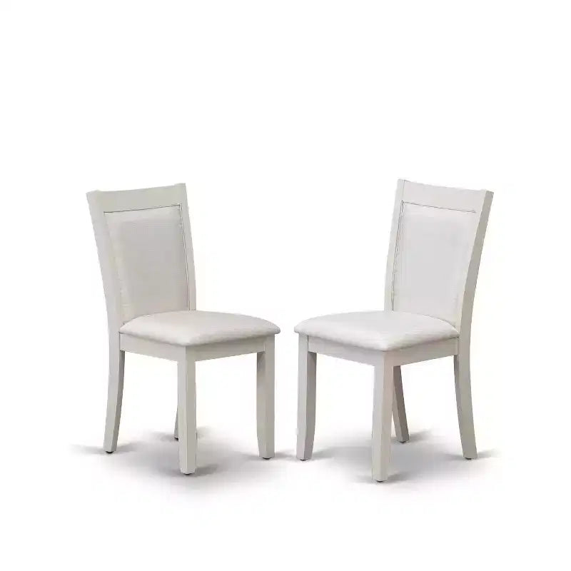 Ensemble table à manger 5 pièces en acajou massif avec 4 chaises à dossier à barreaux