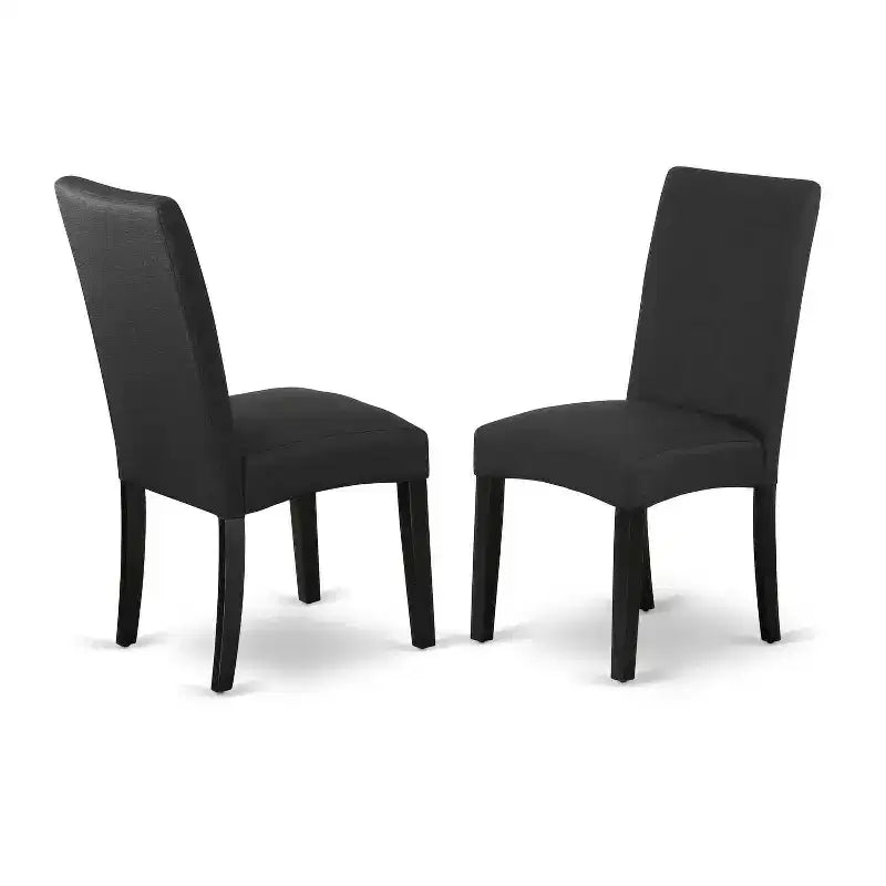Table à manger 5 pièces en bois massif de chêne naturel avec 4 chaises