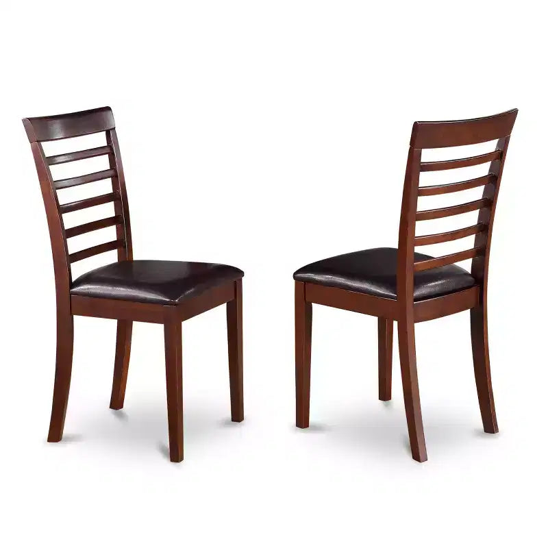 Ensemble de salle à manger 6 pièces en bois massif Jacobean vieilli avec banc et 4 chaises