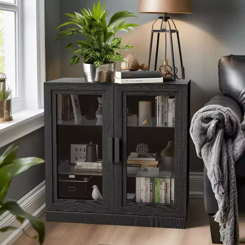 Dovelina 31  31 Decorative Storage Cabinets Wood Multipurpose Freestanding Cabinet Farmhouse Accent Cabinet