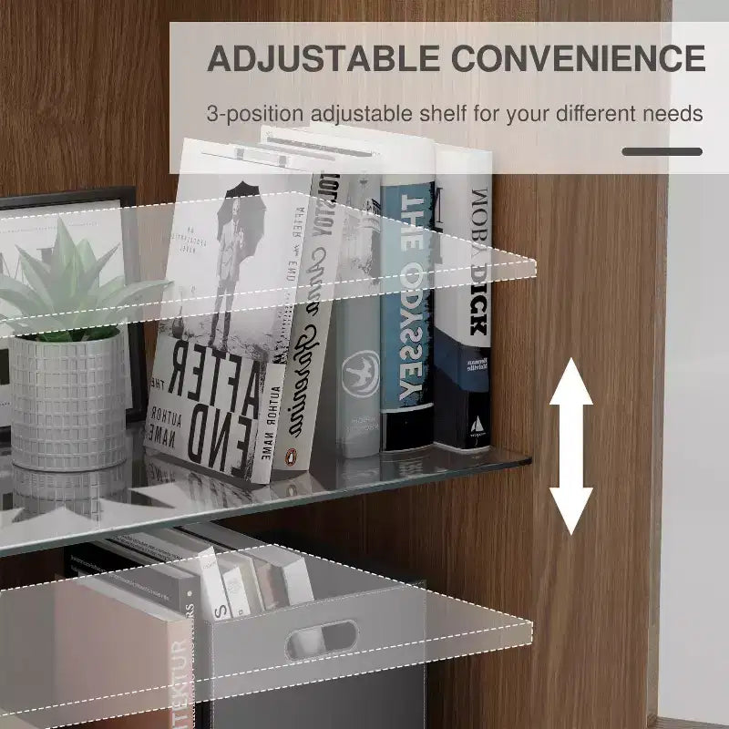 Dovelina 31 Meubles de rangement décoratifs en bois, Armoire autonome polyvalente, Meuble d'appoint de style rustique