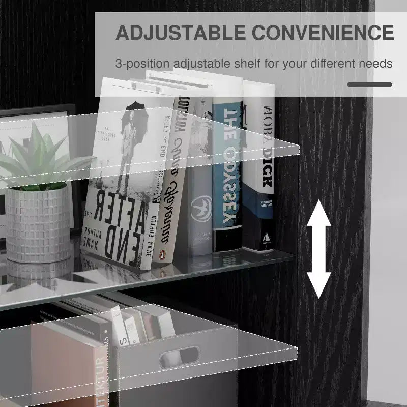 Dovelina 31 Meubles de rangement décoratifs en bois, Armoire autonome polyvalente, Meuble d'appoint de style rustique