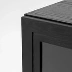 Dovelina 31 Meubles de rangement décoratifs en bois, Armoire autonome polyvalente, Meuble d'appoint de style rustique