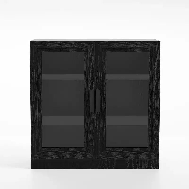Dovelina 31 Meubles de rangement décoratifs en bois, Armoire autonome polyvalente, Meuble d'appoint de style rustique