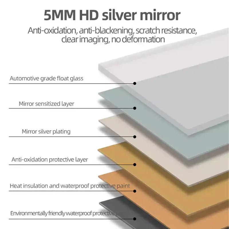 Miroir de courtoisie de salle de bain à LED de 28 x 60 pouces avec trois couleurs dimmables et fonction anti-buée à une touche