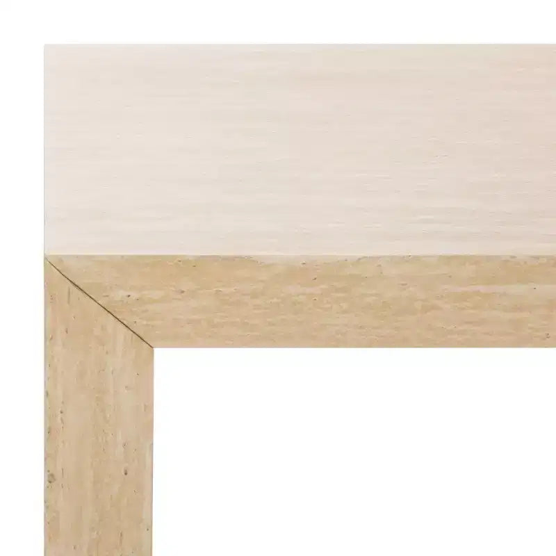 Table basse rectangulaire – Plateau en placage de bois, piètement en métal blanc, capacité de 50 kg