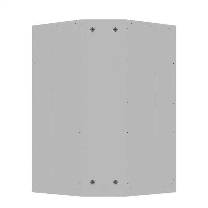 Meuble de rangement moderne à 2 portes pour salon et chambre à coucher – Blanc