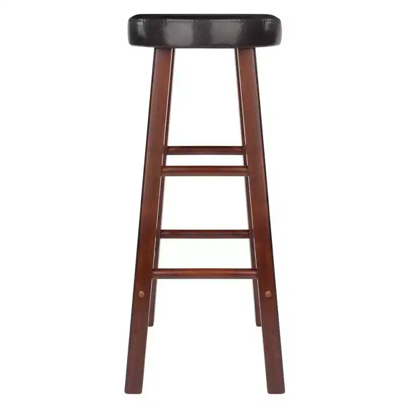 Meuble de rangement 2 portes avec motif gravé – Bahut d'appoint moderne, Noyer
