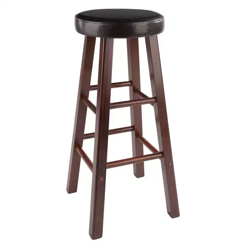 Meuble de rangement 2 portes avec motif gravé – Bahut d'appoint moderne, Noyer