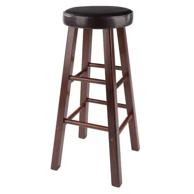 Meuble de rangement 2 portes avec motif gravé – Bahut d'appoint moderne, Noyer
