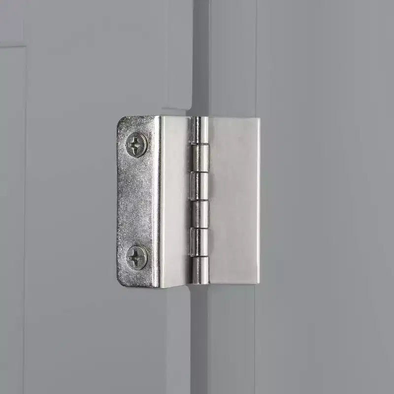 Meuble de rangement de salle de bain mural à deux portes avec étagère ouverte et réglable