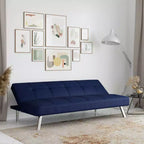 Canapé-lit futon convertible – Canapé inclinable multiposition pour salon