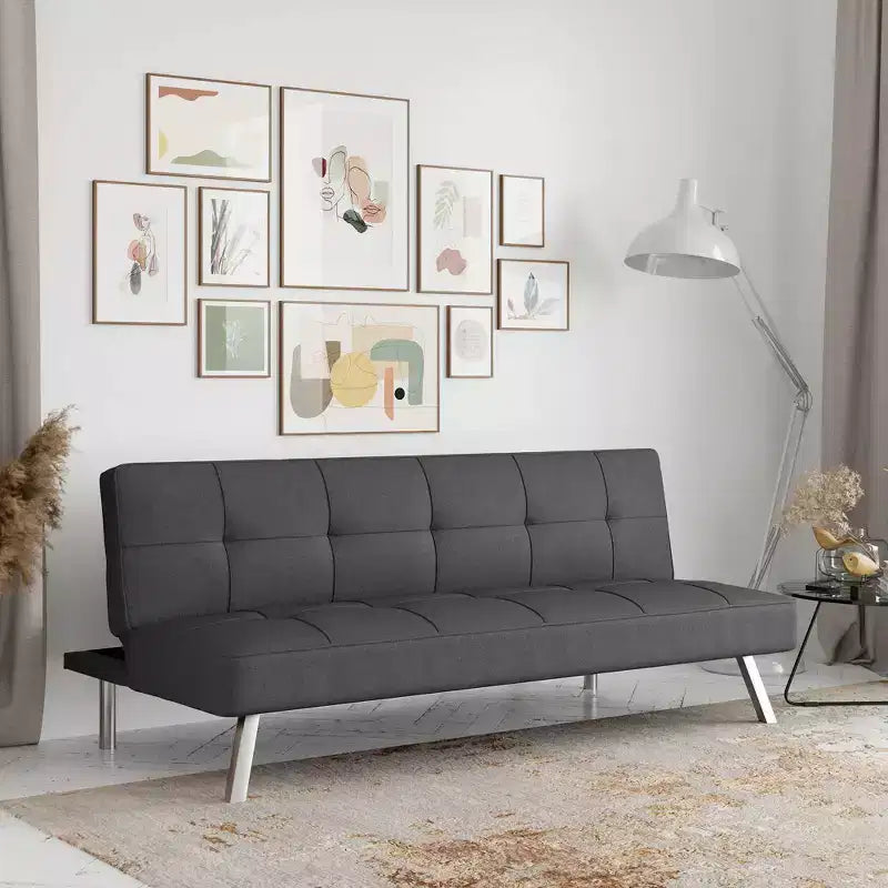 Canapé-lit futon convertible – Canapé inclinable multiposition pour salon