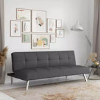 Canapé-lit futon convertible – Canapé inclinable multiposition pour salon