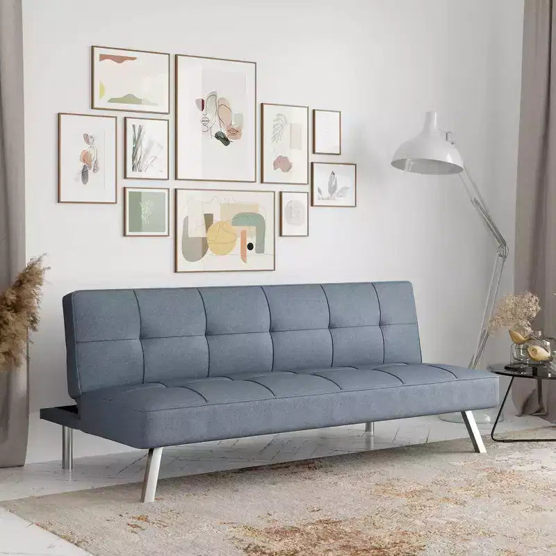 Canapé-lit futon convertible – Canapé inclinable multiposition pour salon