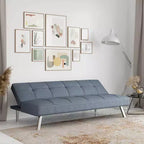 Canapé-lit futon convertible – Canapé inclinable multiposition pour salon