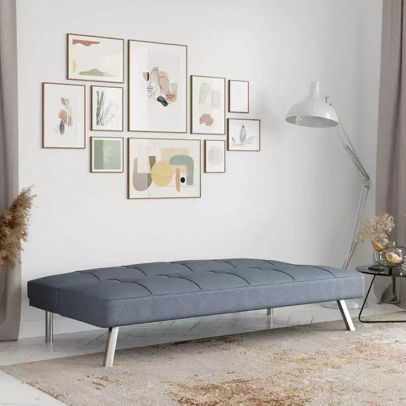 Canapé-lit futon convertible – Canapé inclinable multiposition pour salon