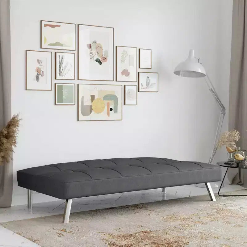 Canapé-lit futon convertible – Canapé inclinable multiposition pour salon